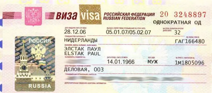 Russian Visa Services Visas To 57