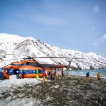 Kamchatka heli-ski Russia winter tour