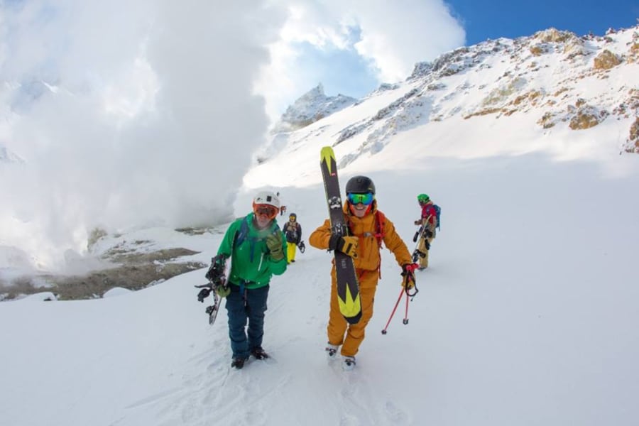 Kamchatka heli-ski Russia winter tour