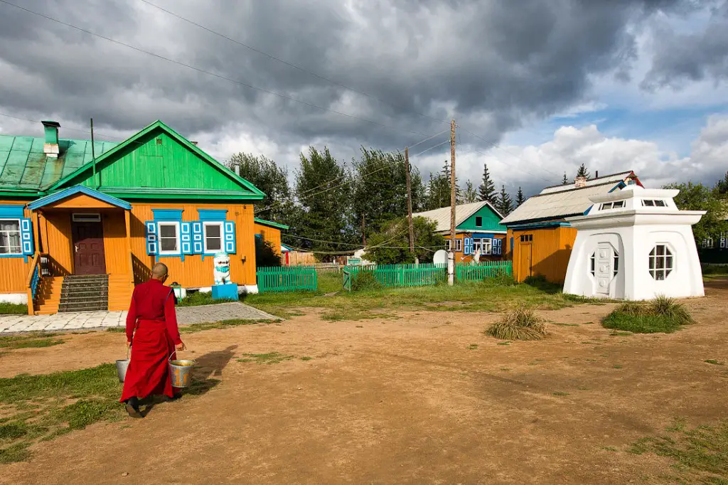 Buddhism buildings russia