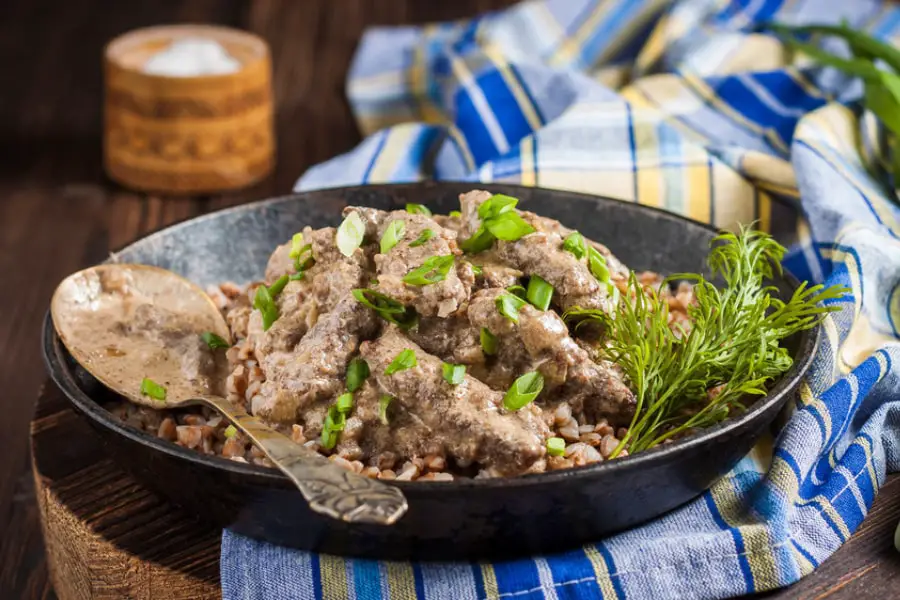 Russian food guide Moscow beefstroganoff