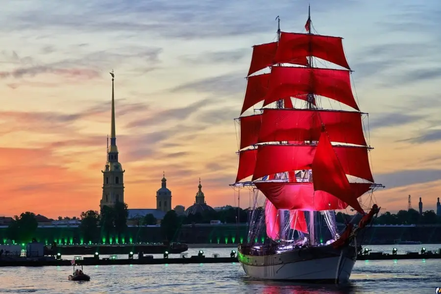 Visit St Petersburg during white nights festival