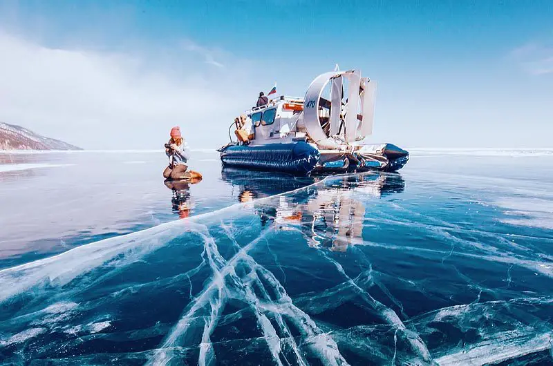 Lake Baikal ice photo tour, Russia