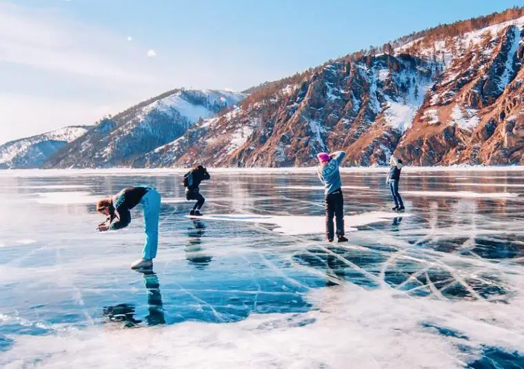 Lake Baikal ice photo tour, Russia