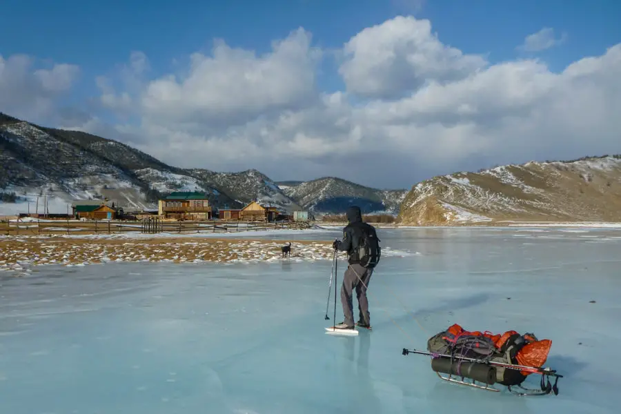 Lake Baikal skating