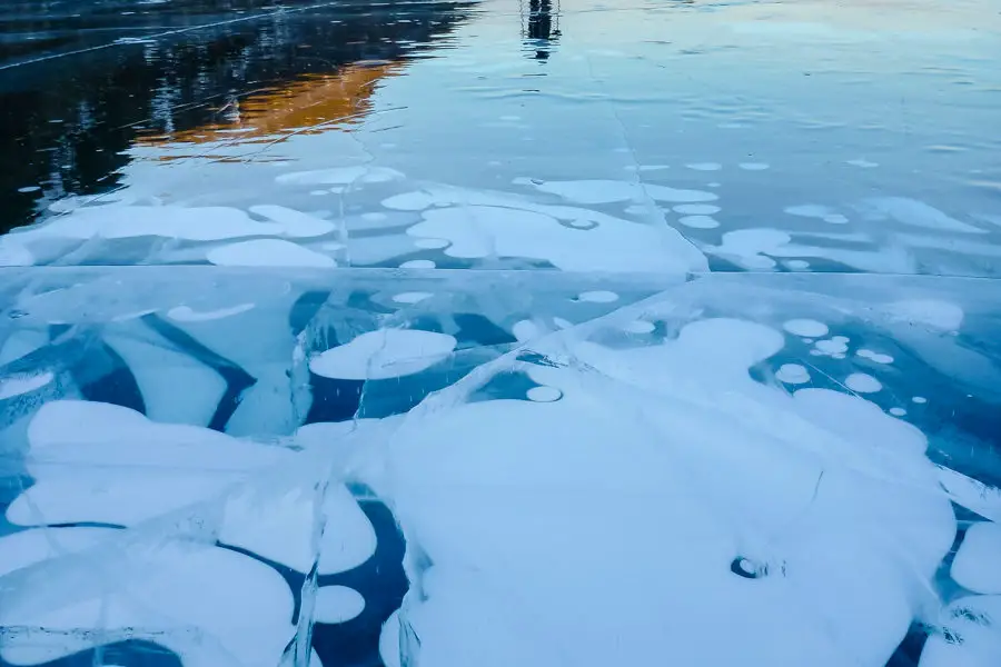 ice skating Lake Baikal