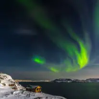 Northern Lights Murmansk tour Russia Kola Peninsula Teriberka