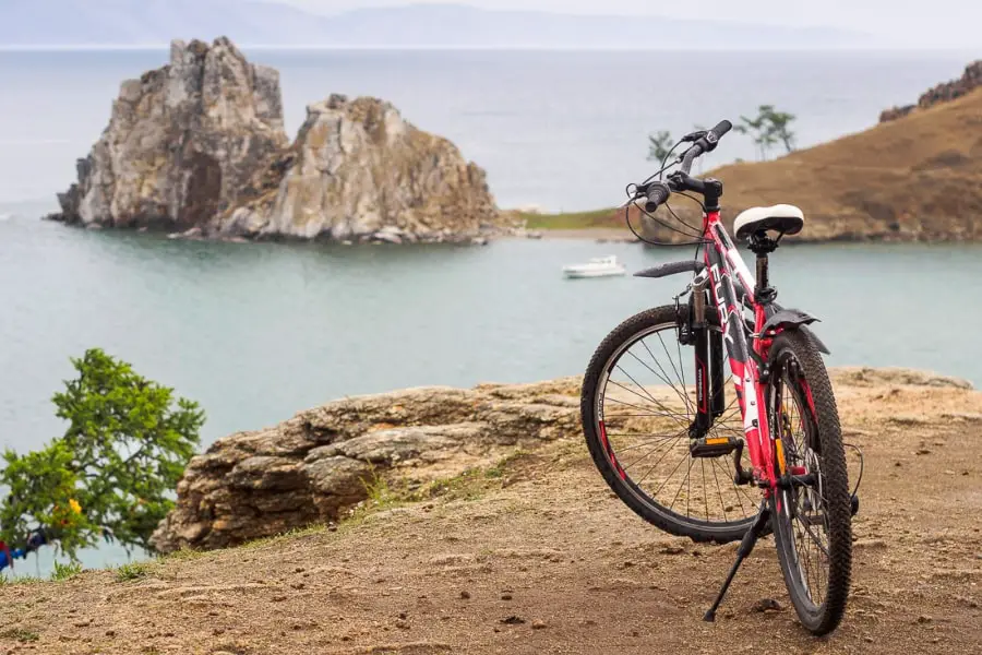 Lake Baikla Olkhon island biking tour Russia