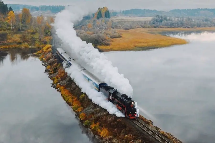 Karelia tour Russia train