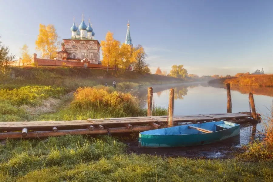 Russian village tour county-side